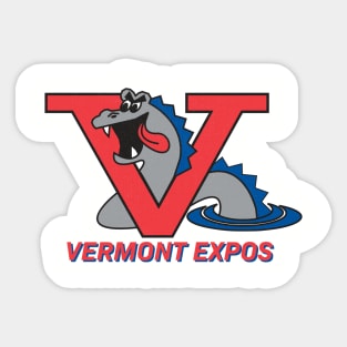 Vermont Expos Minor League Baseball 1993 Sticker